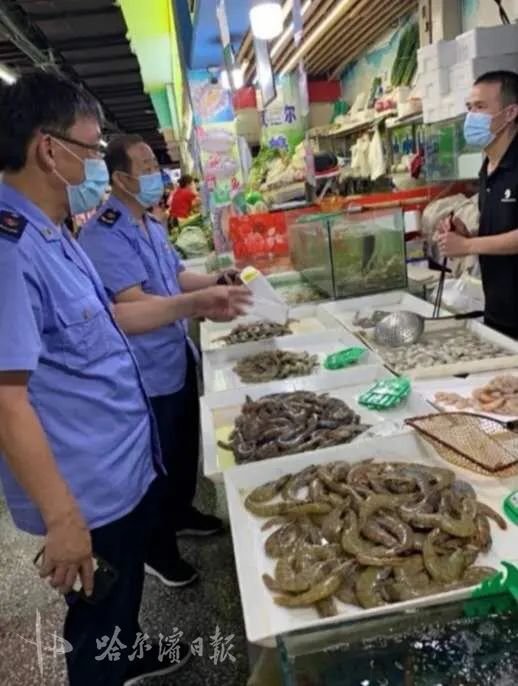 嚴防境外疫情輸入 南崗區全面排查涉疫凍蝦，百余冷鏈環節受檢